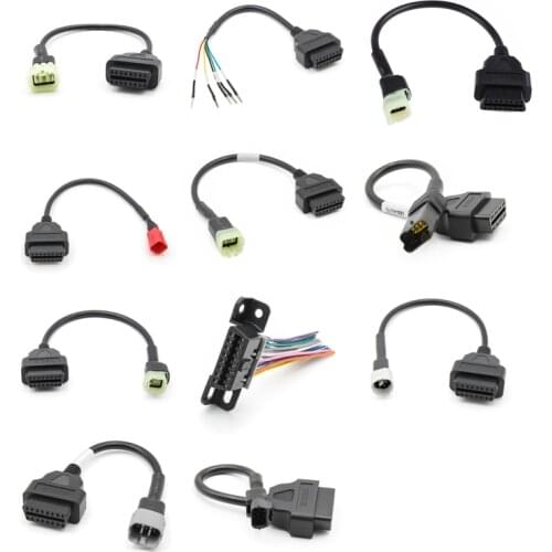 OBD2 Connector Universal K CAN for Motorbike 6Pin to 16Pin Adapter Cables for Female Terminal 16PIN Harness YAMAHA-3P