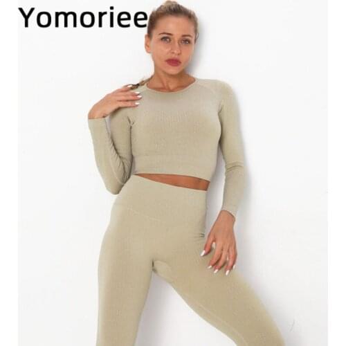 Yoga Shirt For Women Push-up Sexy Quick Dry Breathable Fitness Top Gym Sport Workout Running Training High Elastic Yomoriee