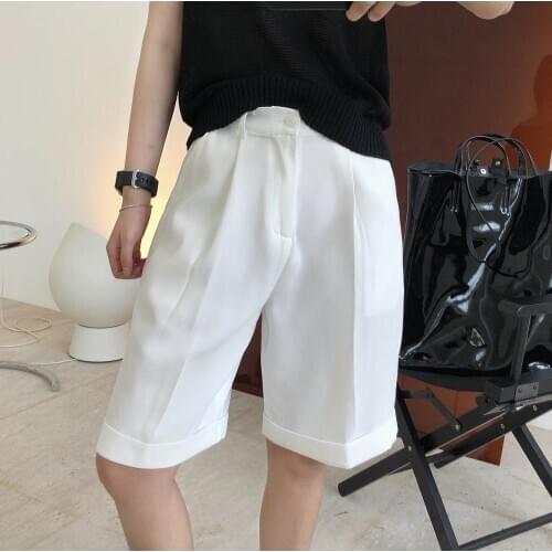 Woman short viscose shorts