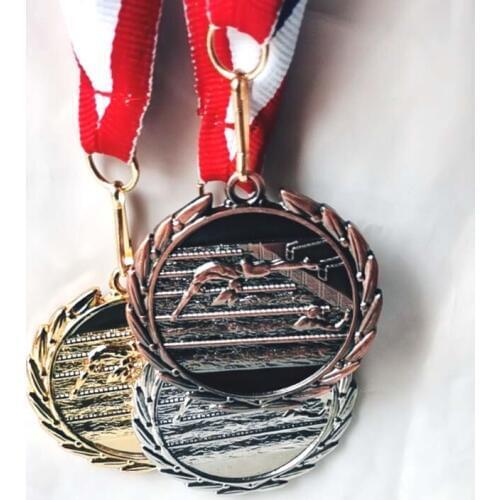 Diving Swimming medal School game Medal Gold Silver Bronze Motion, Honor Communication Ability/self-confidence Developing 50mm