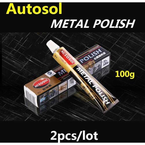 2pcs/lot 100g Autosol Cream Knife Machine Polishing Wax Mirror Metal Stainless Steel Watch Polishing Paste