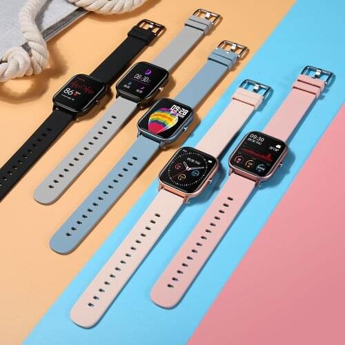 2021 Women SmartWatch HD Touch Screen Ipx7 Waterproof Fitness Tracker Heart Rate Monitor Sports Smart Watch Men for Android IOS