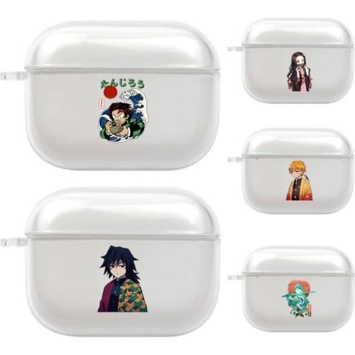 Demon Slayer Kimetsu no Yaiba Cover For AirPods Pro 3 Air Pods Case Earphone Accessories TPU Protector Airpods 3 Case