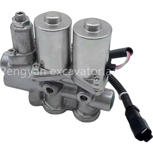 Turn around PC40 50 55 HitachiEX55 rotary coil solenoid 22F-60-21201 22F6021201 12V24V Komatsu excavator special solenoid valve