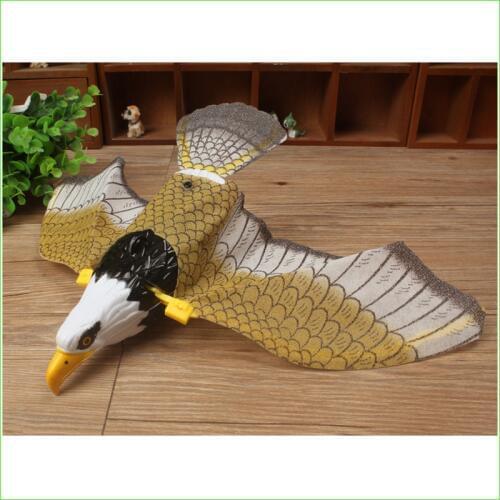 1pcs Electric eagle simulation of messenger wire feiying birds animal model of children toys With lamp with music