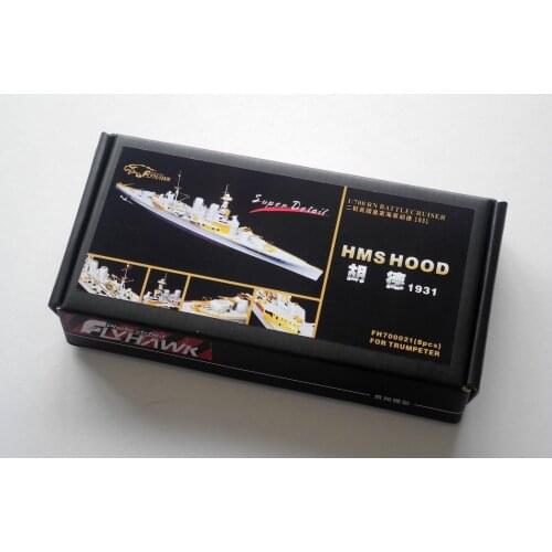 Flyhawk 700021 1/700 HMS Hood 1931 for Trumpeter top quality
