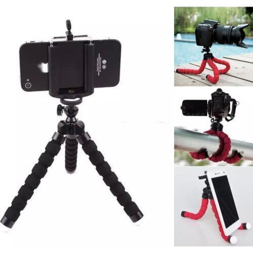 Mini Flexible Sponge Octopus Stand Tripod Mount For iPhone Samsung Camera Video