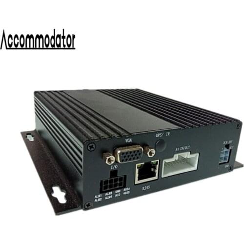 Good Price and Cheap 4CH Realtime CCTV H.264 1080P Mobile Car dvr Vehicle DVR dual SD Card Storage