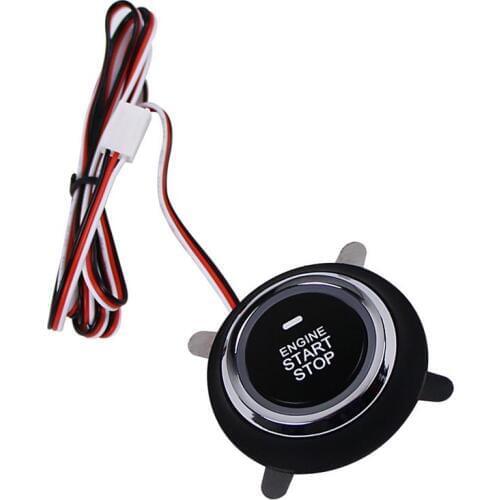 Ar engine push start stop button ignition DC12V c starter engine starter switch working with keyless entry push start system