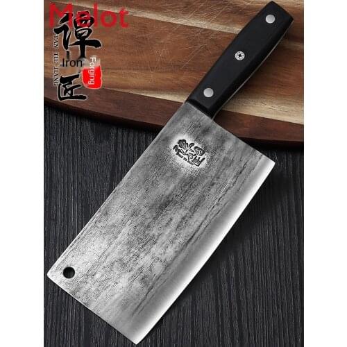Kitchen Knife Household Hanging Hole Cutting Dual-Purpose Knife Manganese Steel Knife Kitchen Knife Dedicated for Chefs Cutter