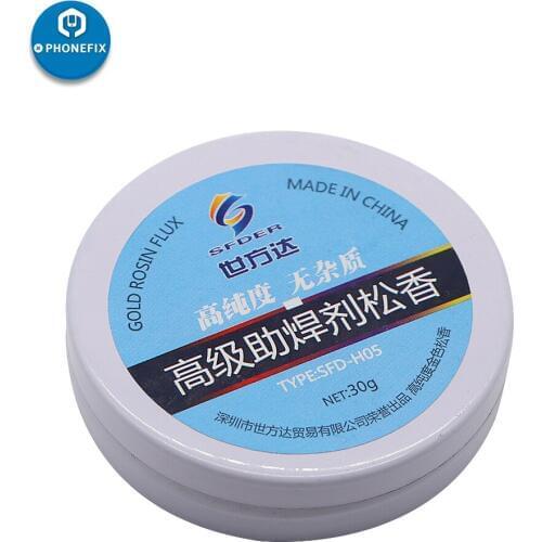 PHONEFIX High Purity Rosin Flux Soldering Paste For Mobile Phone Motherboard Welding Rework Station Soldering Iron Fluxes 30g