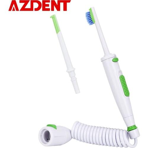 Portable Water Faucet Dental Flosser with Box Oral Jet Irrigator Removeable Floss Oral Irrigation Tooth Brush Head 2 Tips Nozzle