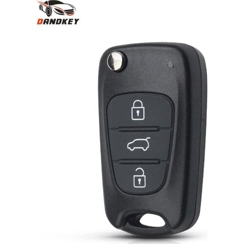 KEYYOU 3 BTN Flip Remote Car Key Shell Case For Kia K2 K5 Rio 3 Picanto Ceed Cerato Sportage For Hyundai I20 I30 IX35 I35 Accent