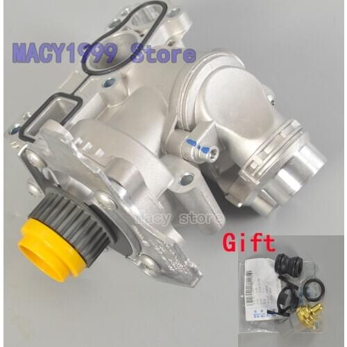 Thermostat Aluminum Water Pump + Coolant Pipe For Passat CC Tiguan Audi TT A3 A4 Q5 2.0T TSI 06H121026DD 06H121026BB 06H121026AB