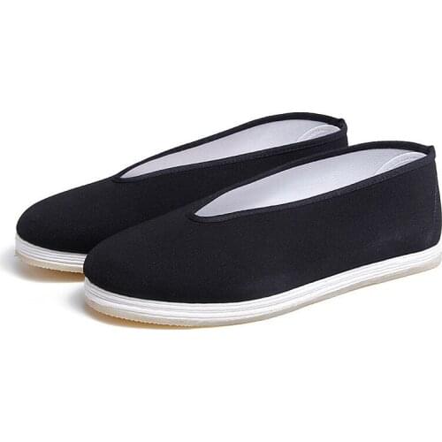 New Style Old Beijing Cow Tendon Bottom Cotton Thousand Layer Sole Cloth Shoes Comfortable Leisure Walking Shoes Lazy Fitness