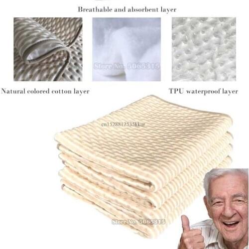 Adult diaphragms waterproof washable large size old people can't wet mattress sheet super large old peoples bed care pad