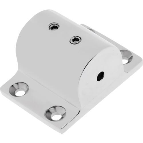 2pcs Boat Hand Rail Fitting-90 Degree 1inch 25mm Rectangular Base - Marine 316 Stainless Steel