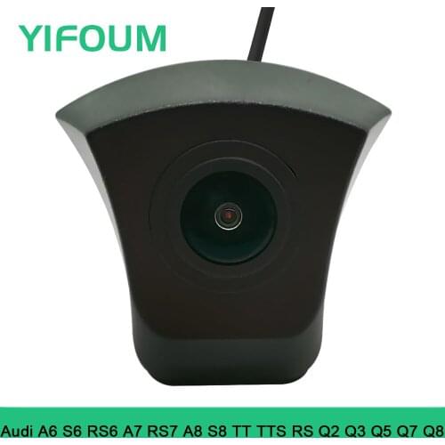 Car Front View Logo Camera For Audi A1 A2 A2 S2 A3 S3 RS3 A4 S4 RS4 A5 S5 RS5 A6 S6 RS6 A7 RS7 A8 S8 TT TTS RS Q2 Q3 Q5 Q7 Q8