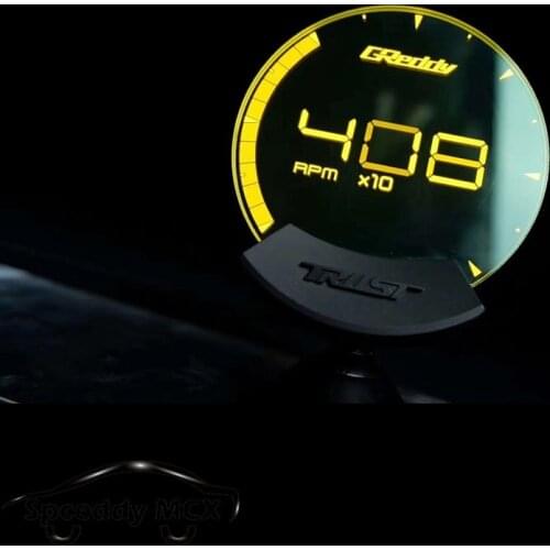 Car Gauge Greddi Sirius Transparent Display Glass Gauge Boost Turbo Water Temp Oil Temp Oil Pressure Car Meter Universial 60mm