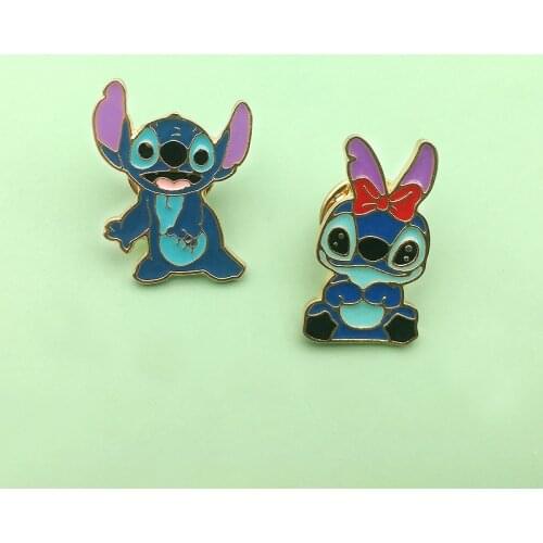 Lilo Stitch Brooch Pins Badge Backpack Clothing Decorative Bag Brooches Fashion Accessories Gift for lovers
