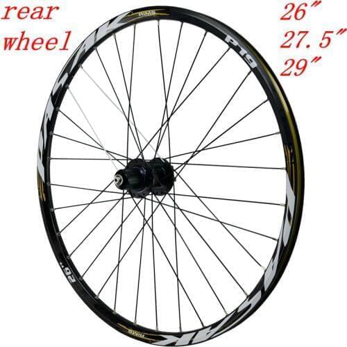 26'' 29" 27.5inch 32Holes Disc Brake Mountain Bike Six Holes Centerlock MTB Bicycle rear Wheels 4 sealed bearings