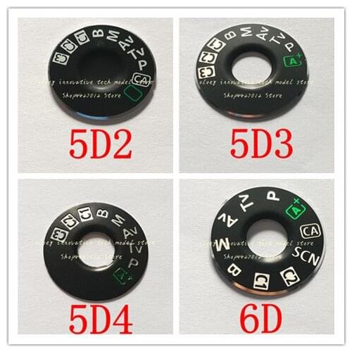 For Canon 5D3 6D 5D2 5DII 5DIII 5D4 5DIV 5D MARK IV 7D mode dial pad, turntable patch, tag plate nameplate Camera repair parts