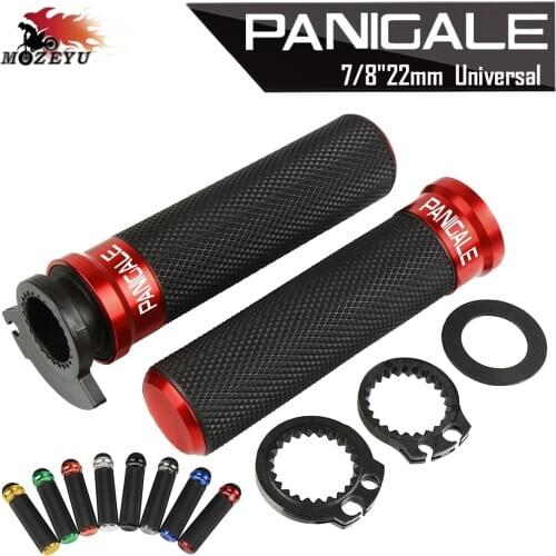 For Ducati Panigale V2 RSV4 899 959 1199 1299 Universal handle grip moto handlebar grip motorbike handle 1199Panigale S 12-2019
