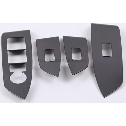 For Mazda CX-5 2017 High-quality stainless steel Stainless steel window armrest lift switch car accessories Car styling