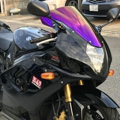 Motorcycle Double Bubble Windshield Windscreen Screen For 2003 2004 Suzuki GSX-R1000 GSXR1000 GSXR GSX-R 1000 K3 K4 Black