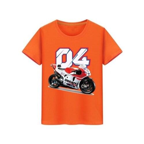 Boy T Shirt Girl cotton Tshirts top Children Skateboard Teeshirts Kid T-shirt Andrea Dovizioso 04 Motorcycle print brand tee