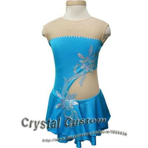 Hot Sales Ice Figure Skating Dresses Women Spandex Beautiful New Brand Vogue Figure Skating Competition Dress DR2512