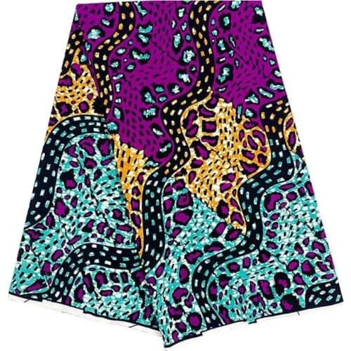 Real Wax Ankara Printed Cotton Fabrics Per Meter 100%Soft Breathable Veritable African Style Sewing Material For Dresses SP 889