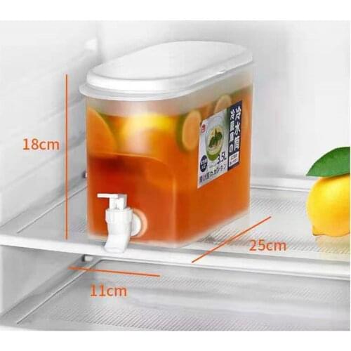 Cold Kettle Refrigerator Cold Soak Bottle Lemon Fruit Teapot With Faucet Large Capacity Bucket Ice Bucket Mini Water Dispenser