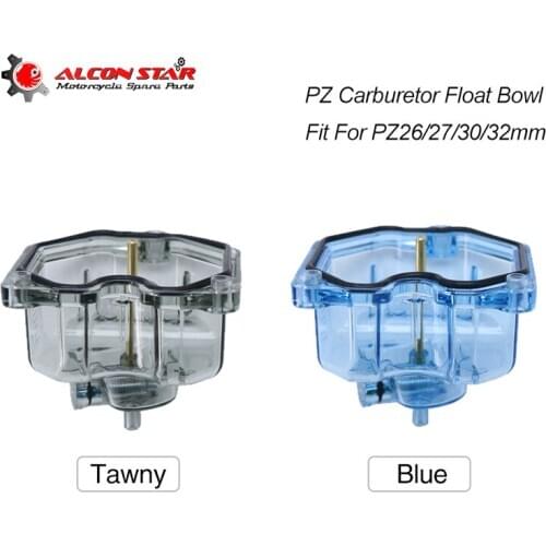 Alconstar-PZ Carburetor Transparent Carburettor Bottom Float Bowl Plastic Shell Oil Cup for PZ26/27/30/32 CG125 CG175 CG200CG250