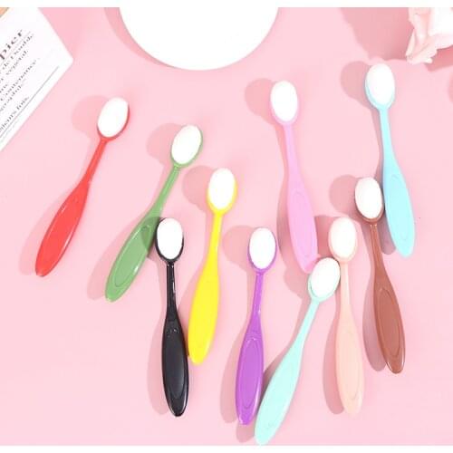 10pcs/set Smooth Blending Brushes Drawing Painting Brushes Flat Kit For DIY Scrapbooking Cards Making Ink Application Tools