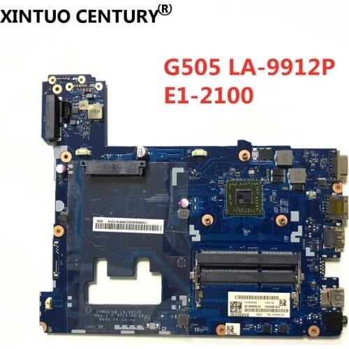 LA-9912P motherboard For Lenovo G505 Laptop motherboard 90003032 G505 mainboard with E1 CPU 100% test OK Free Shipping