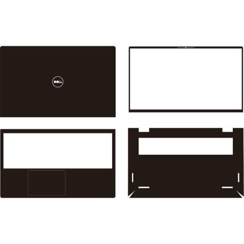 KH Carbon fiber Laptop Sticker Skin Decals Cover Protector for Dell inspiron 15 5510 15.6"