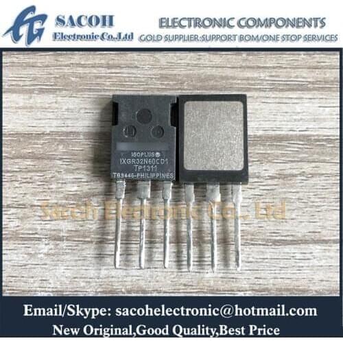 New Original 5PCS/Lot IXGR32N60CD1 IXGR32N60C IXGR32N60 32N60 ISOPLUS247 32A 600V Isolated Tab Power IGBT Transistor