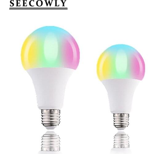 Led RGB Color Changing Bulb, With Remote Control, E27 Screw Base, 3W, 5W,10W And Other 16 Colors, Home Decoration, Bedroom, Stag