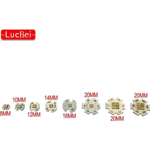 275nm UVC LED Lamp Beads For Diy UV Disinfection Equipment Flashlight Substrate 285nm Chip LED Deep Violet Ultraviolet Light 6V