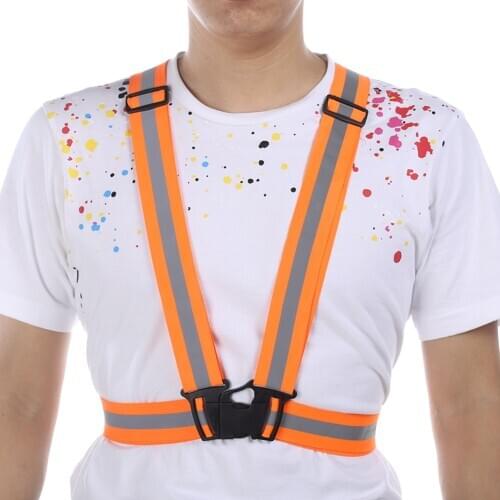 Bicycle Motorcycle Protective Reflective Safety Vest Adjustable Safety Security High Visibility Vest Gear Stripes for Night