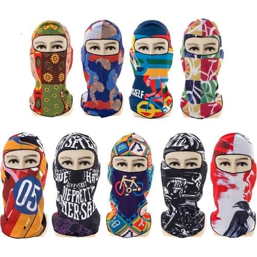 Unisex 3D Full Face Mens Hat Anti Dust Cycling Summer Caps Breathable Bicycle Balaclava for Men Women Balaclava Mens Cap
