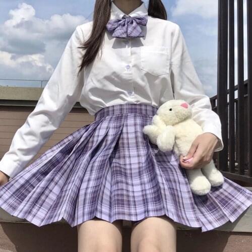 Harajuku y2k Kawaii Women Gothic Pleated Plaid Skirt Summer Korean JK Uniform Students Clothes High Waist Sexy Dance Mini Skirts