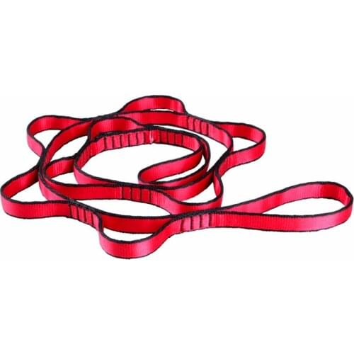 1Pc Climbing Safety Tree Rope Straps Yoga Hammock Extension Belt Daisy Chain High Strength for Hammock Pilates Stretching Straps