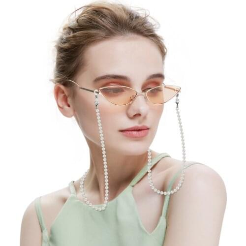 1pcs Reading Glasses Strap Glasses Hanging Chain Fashion Sunglasses Holder Necklace Neck Glasses Slip Metal Chain