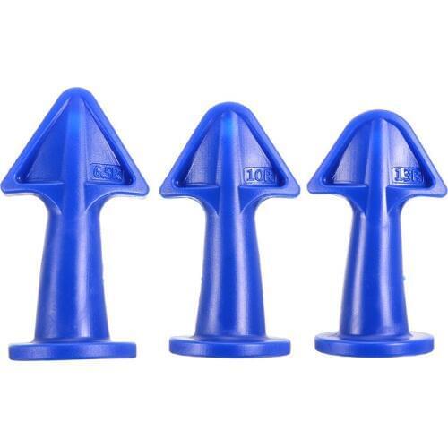 3pcs Floor Clean Rubber Nozzle Sealant Tool Tile Caulking Sealant Scraper Cleaning Glass Scraping Hand Tools