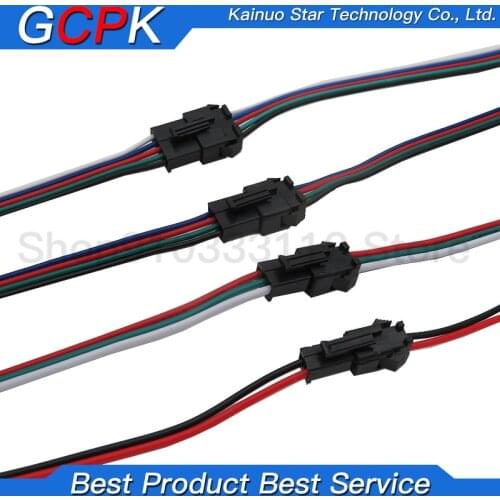 5pair 2pin 3pin 4pin 5pin 6pin JST LED Connectors,Male And Female Connector for 3528 5050 RGB RGBW RGBWW LED Strip light