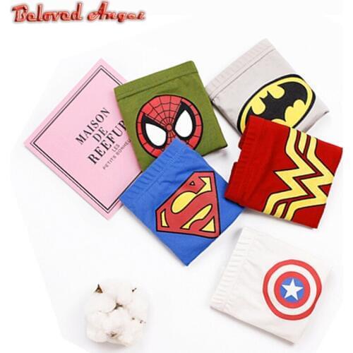 5Pcs/Lot 2019 New Boys Boxer Underwear for Children Underwear Cartoon Baby Boy Underwear for Childrens Underwear Briefs Panties