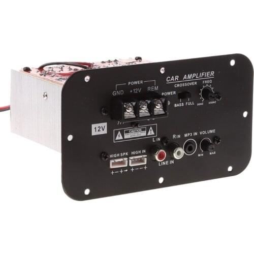 120W 8-12" Core Tube 12V Car Tritone/pure Bass Amplifier Board Can Be Connected To Computer Mobile Phone Or MP3
