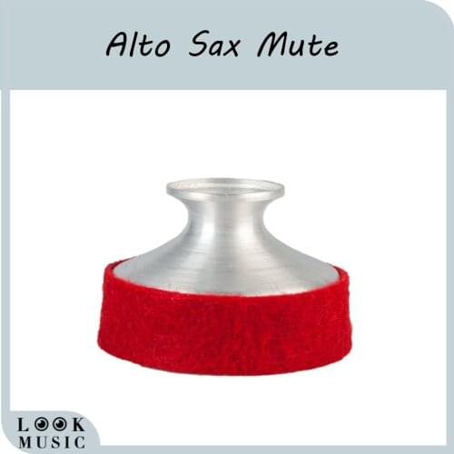 Alto Sax Mute Aluminum Mute Silencer For Treble Saxophone Sax Metal Dampener Light-weight Silencer Woodwind Accessory